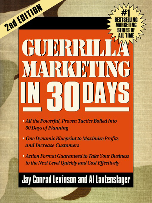Title details for Guerrilla Marketing in 30 Days by Jay Levinson - Available